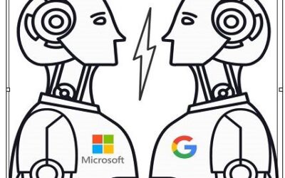 The AI Battle between Tech Giants: Google versus Microsoft.